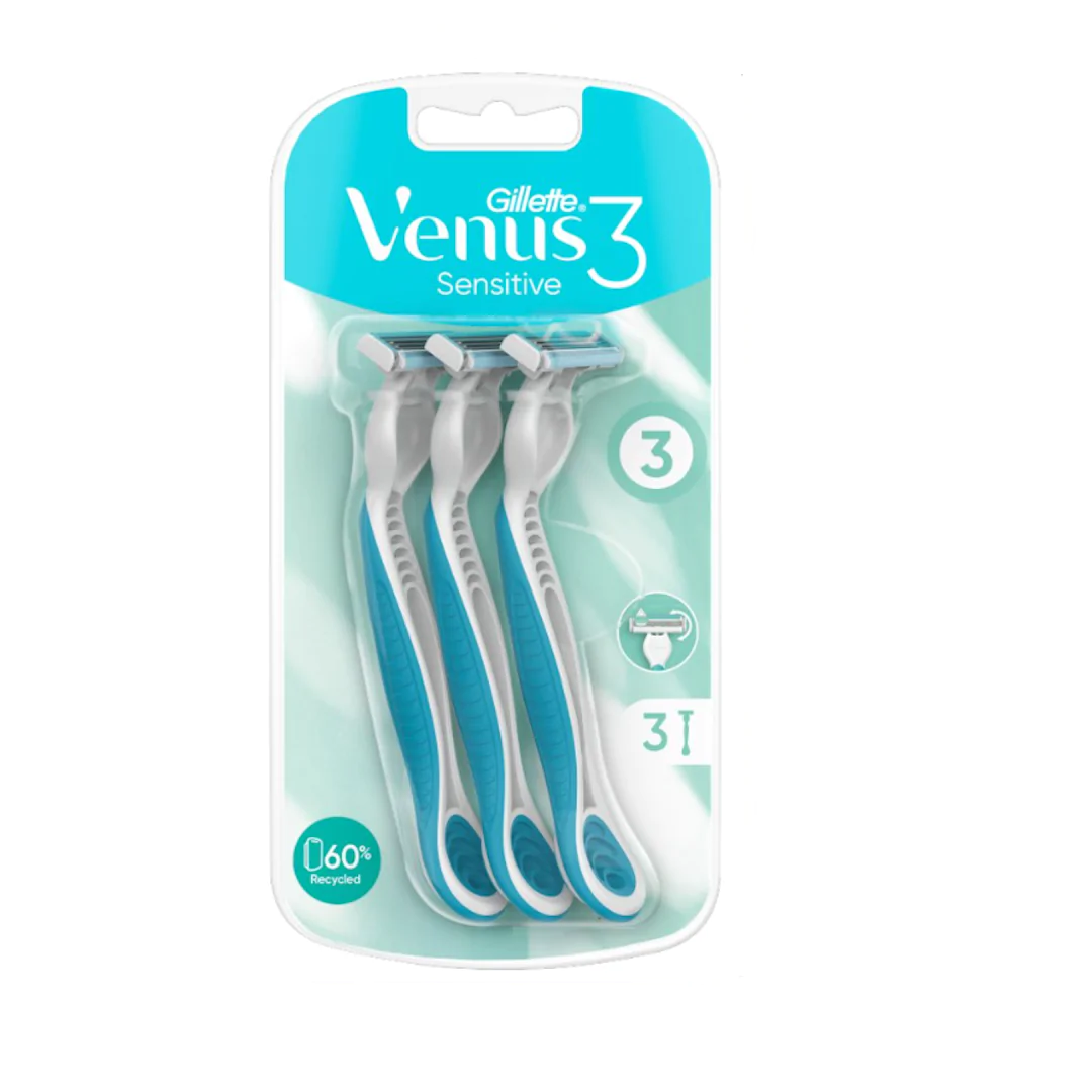 Gillette Venus 3 Sensitive Disposable Razor 3pcs